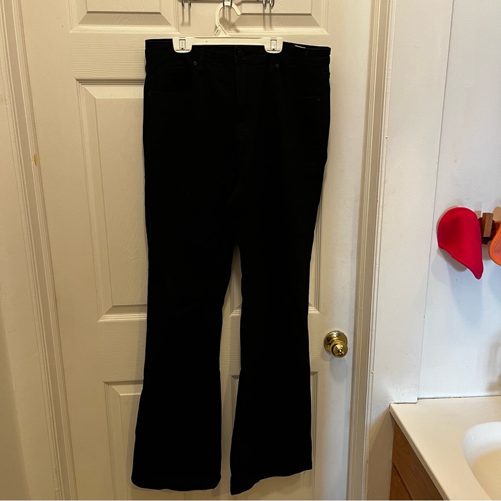 black fashion nova flare pants